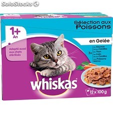 Whiskas Gelee 4 Viandes Scht 12x100g